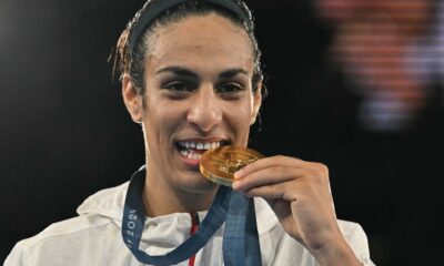 Algeria’s Imane Khelif beats Yang Liu to win boxing gold at Paris Olympics | Paris Olympics 2024 News