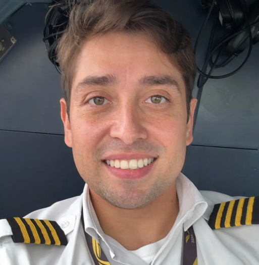 Danilo Santos Romano, the pilot of a passenger jet that crashed in Brazil on August 10, 2024.