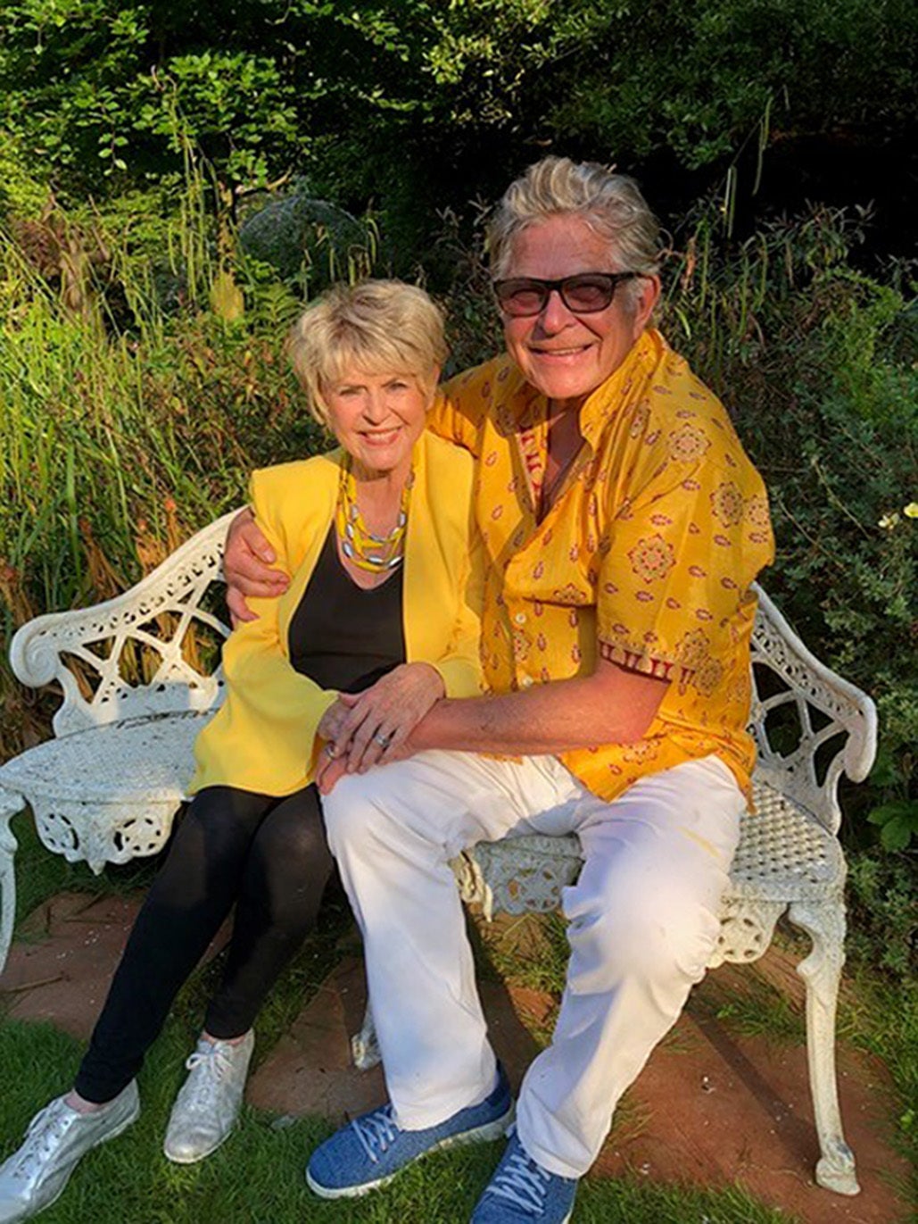 Gloria Hunniford with her late husband Stephen Way (Michael Keating/PA)