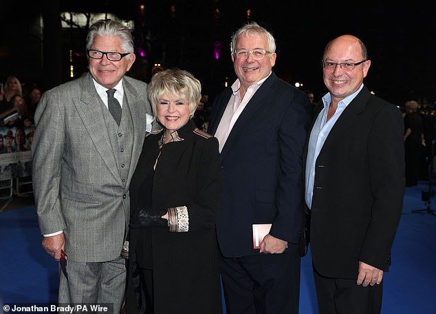 (From left) Stephen Way, Gloria Hunniford, Christopher Biggins and Neil Sinclair attend the World Premiere Charity Gala of Another Mother's Son, at the Odeon Leicester Square in London on March 16, 2017