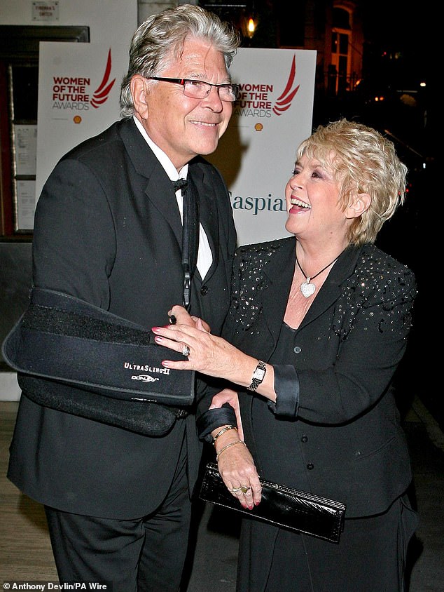 Gloria Hunniford and Stephen Way at the Woman of the Future Awards at the Marriott Hotel Grosvenor Square in London on November 8, 2007