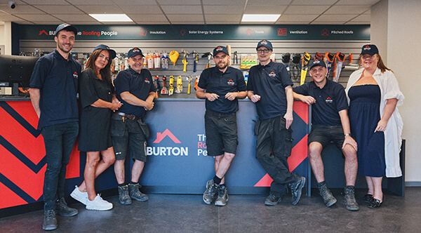 Burton staff pose for photo in new Leeds branch