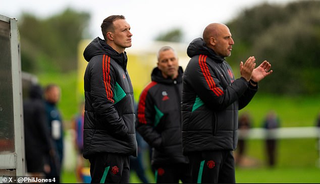 The 32-year-old assumed a role on the sidelines last September when he took charge of the Red Devils' U14 and U18 teams