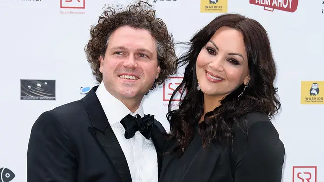 Martine McCutcheon and husband Jack McManus on the red carpet