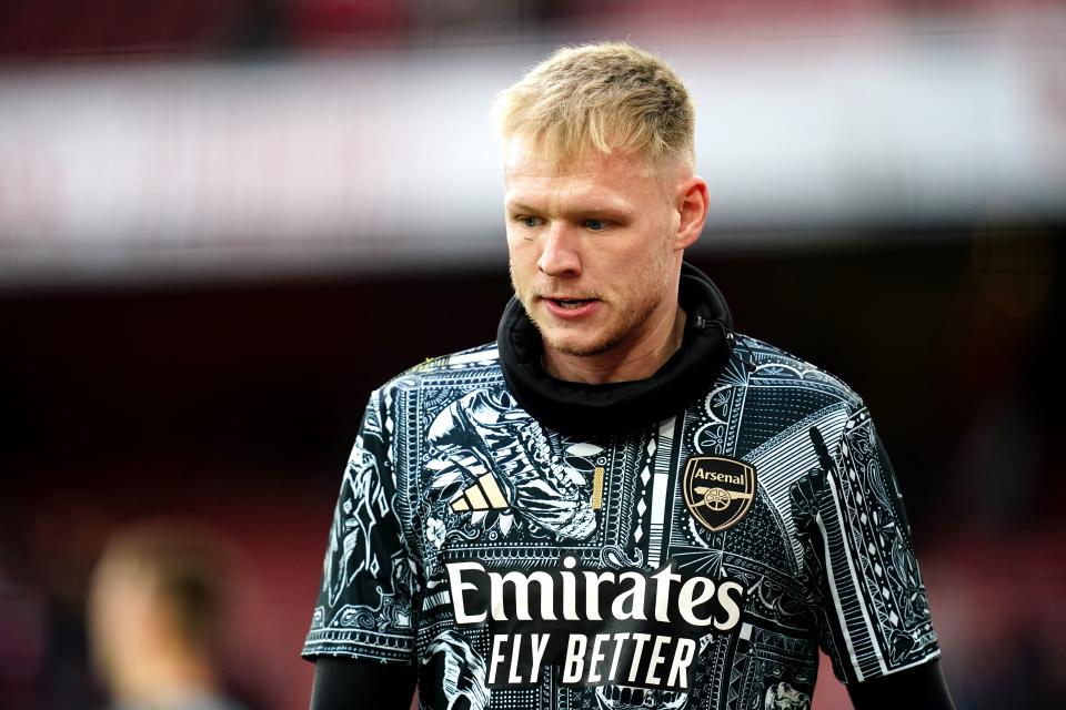 Wolves have made a bid to sign Arsenal goalkeeper Aaron Ramsdale on loan (John Walton/PA) (PA Wire)