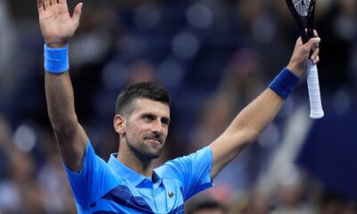 Novak Djokovic claims record-breaking win on Arther Ashe Court