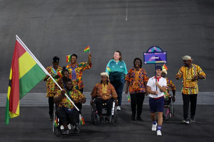 Ghana enters the Paris 2024 Paralympics Opening Ceremony