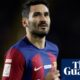 Barcelona’s Ilkay Gündogan to return to Manchester City on free transfer | Manchester City