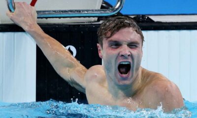 Bobby Finke breaks world record to win men's 1500m freestyle gold