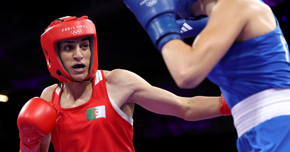 Boxer Imane Khelif, previously barred from women's events, wins first Paris Olympics fight