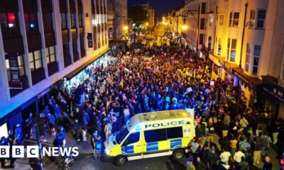 Brighton counter-demo as Sussex Police stand by for unrest