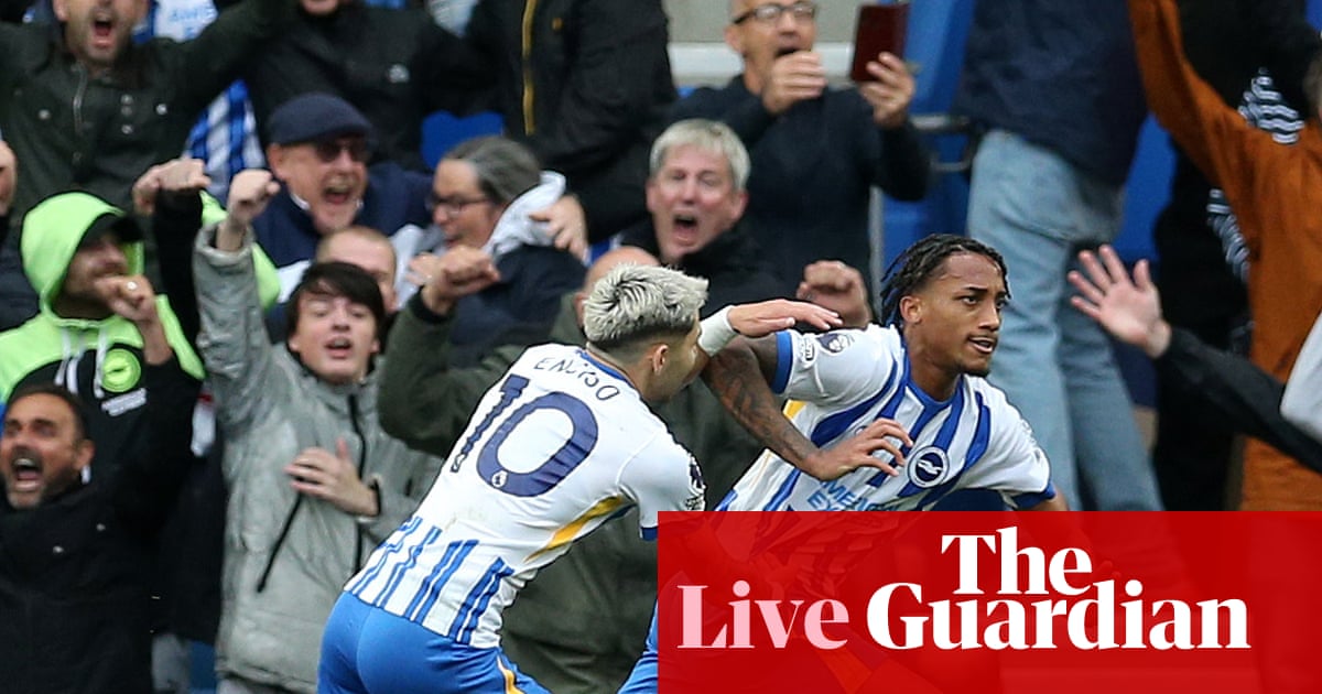 Brighton v Manchester United: Premier League – as it happened | Premier League