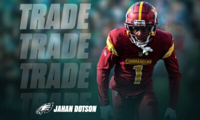 Eagles acquire WR Jahan Dotson in a trade with the Commanders