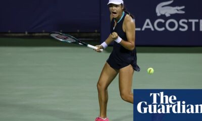 Emma Raducanu fights off jet lag for late-night Washington win over Elise Mertens | Emma Raducanu