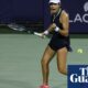 Emma Raducanu fights off jet lag for late-night Washington win over Elise Mertens | Emma Raducanu