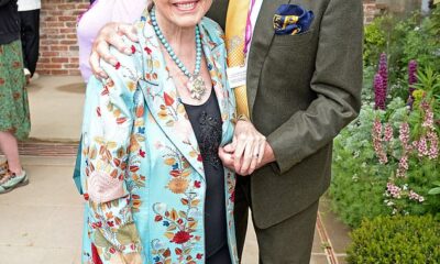 Gloria Hunniford and Stephen Way at the Chelsea Flower Show in London on May 22, 2023