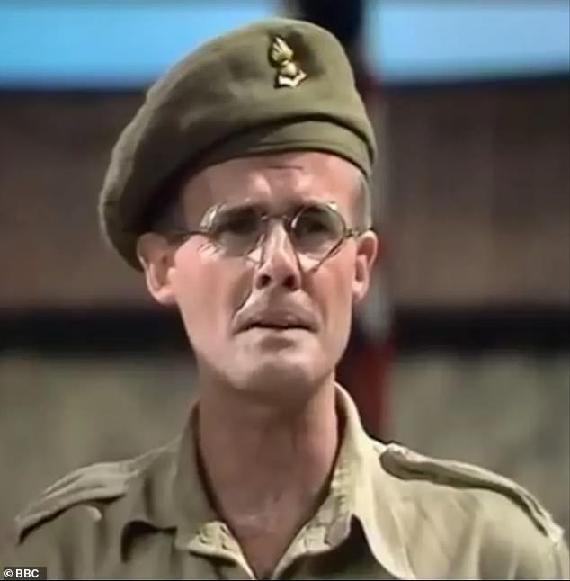 Beloved BBC actor John Clegg has died aged 90 (pictured in It Ain't Half Hot Mum)