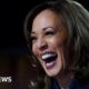 Kamala Harris gives Democratic convention speech