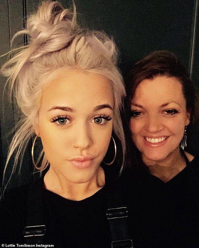 The influencer, 25, lost her mum Johannah in 2016, after she lost her battle against leukemia at the age of 43, when Lottie herself was just 18 (pictured together)