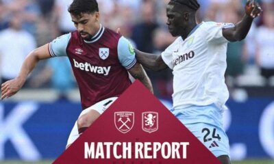 Match Report | Hammers beaten by Aston Villa in season opener