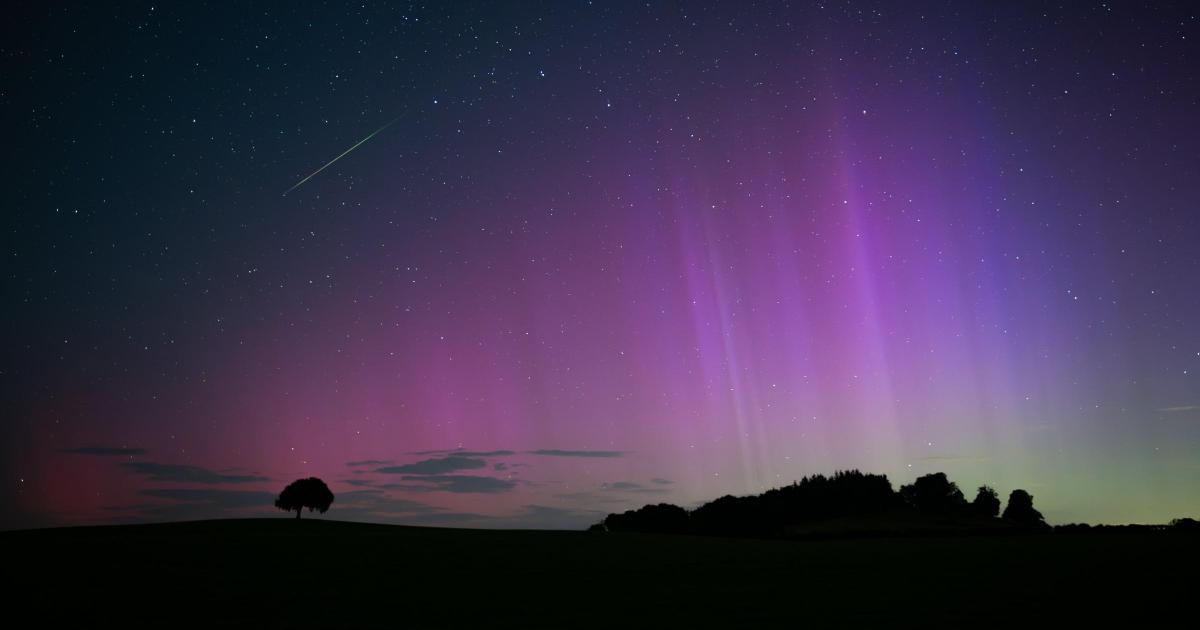 Meteor shower & northern lights visible in Scotland tonight