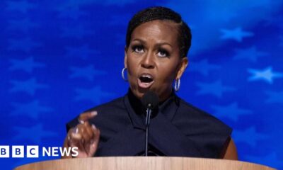 Michelle Obama belittles Trump in starry convention turn