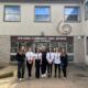 Speyside High School pupils celebrate exam success with HT Patricia Goodbrand