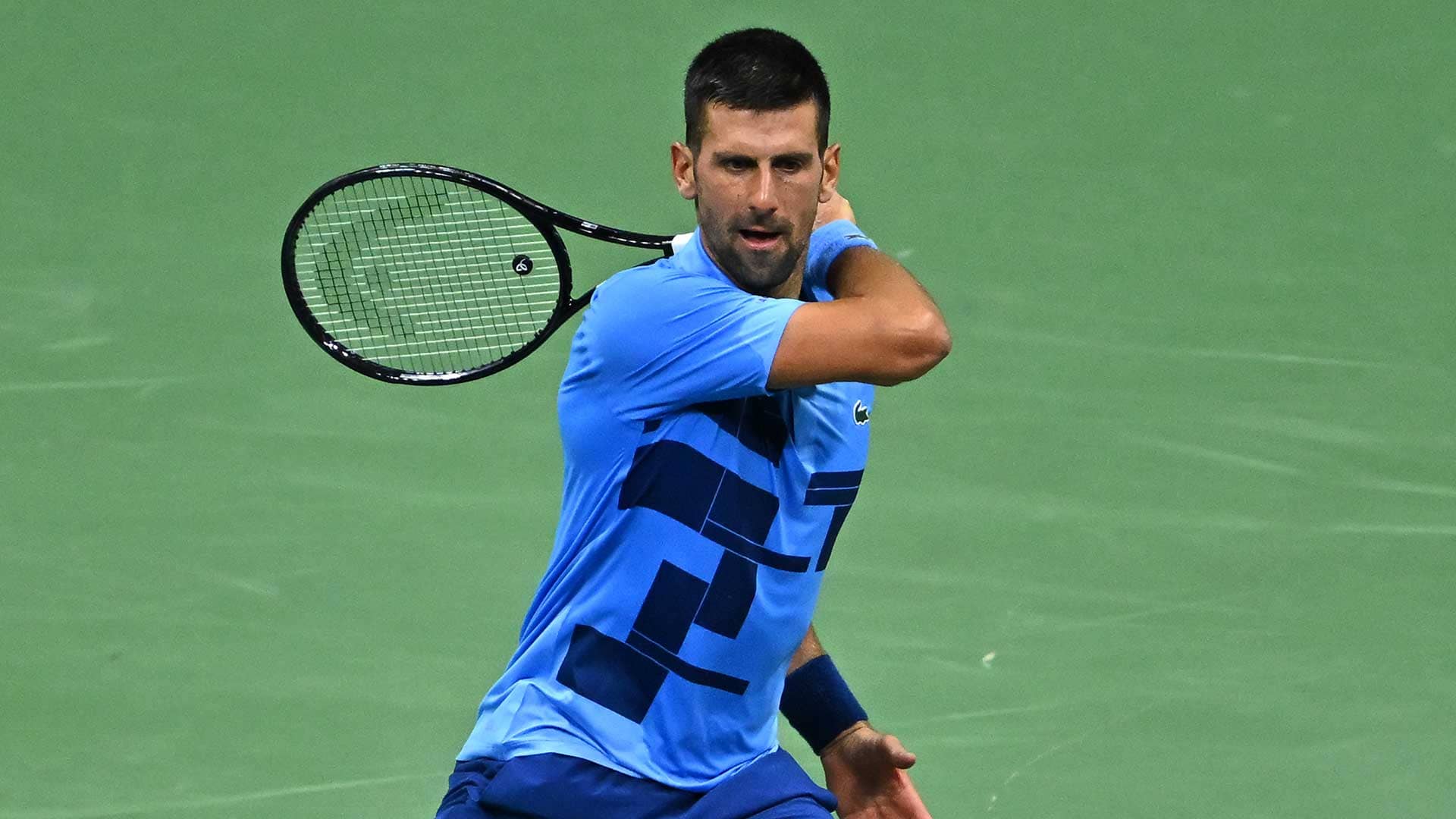 Novak Djokovic is chasing his 25th major.