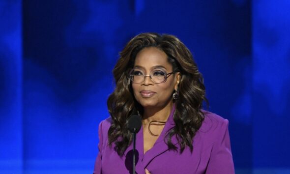 Oprah Winfrey addresses the Democratic National Convention : NPR