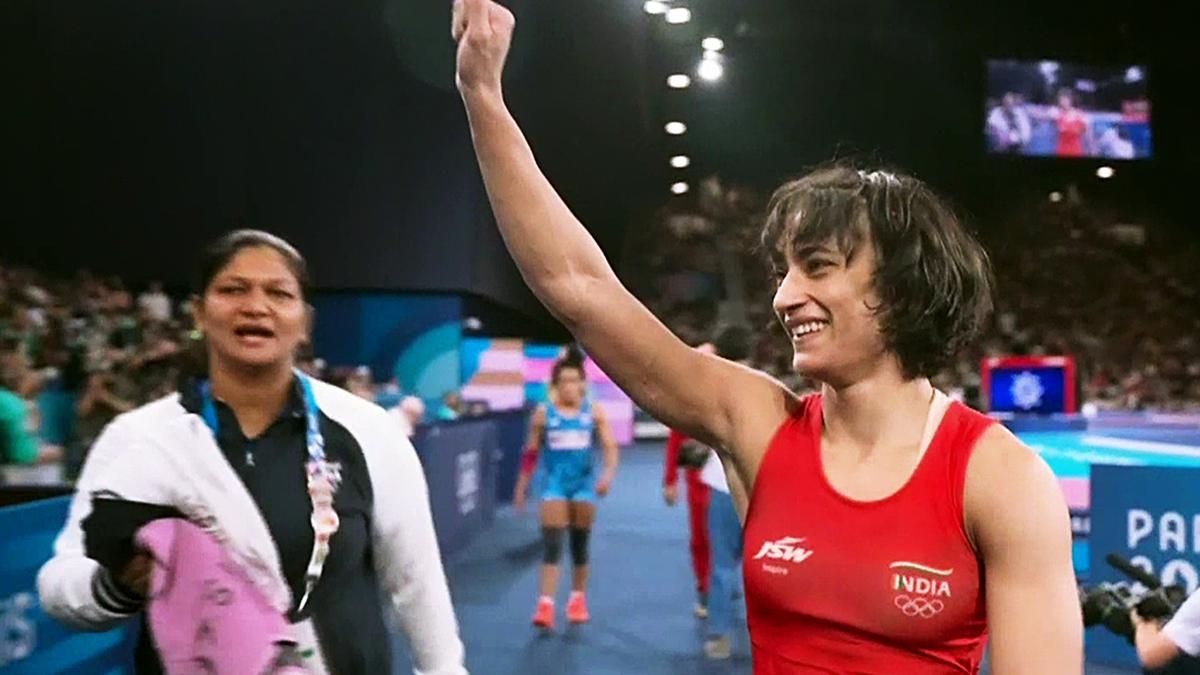 Paris Olympics 2024: Vinesh Phogat enters final in 50kg freestyle wrestling