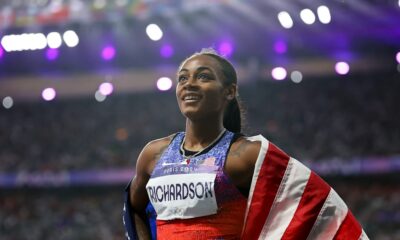 Sha'Carri Richardson wins 100m silver medal in Olympic debut at Paris 2024