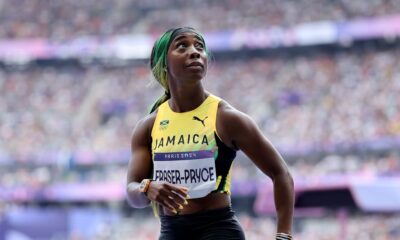 Shelly-Ann Fraser-Pryce, two-time Olympic 100m champion, withdraws ahead of semi-finals at Paris 2024