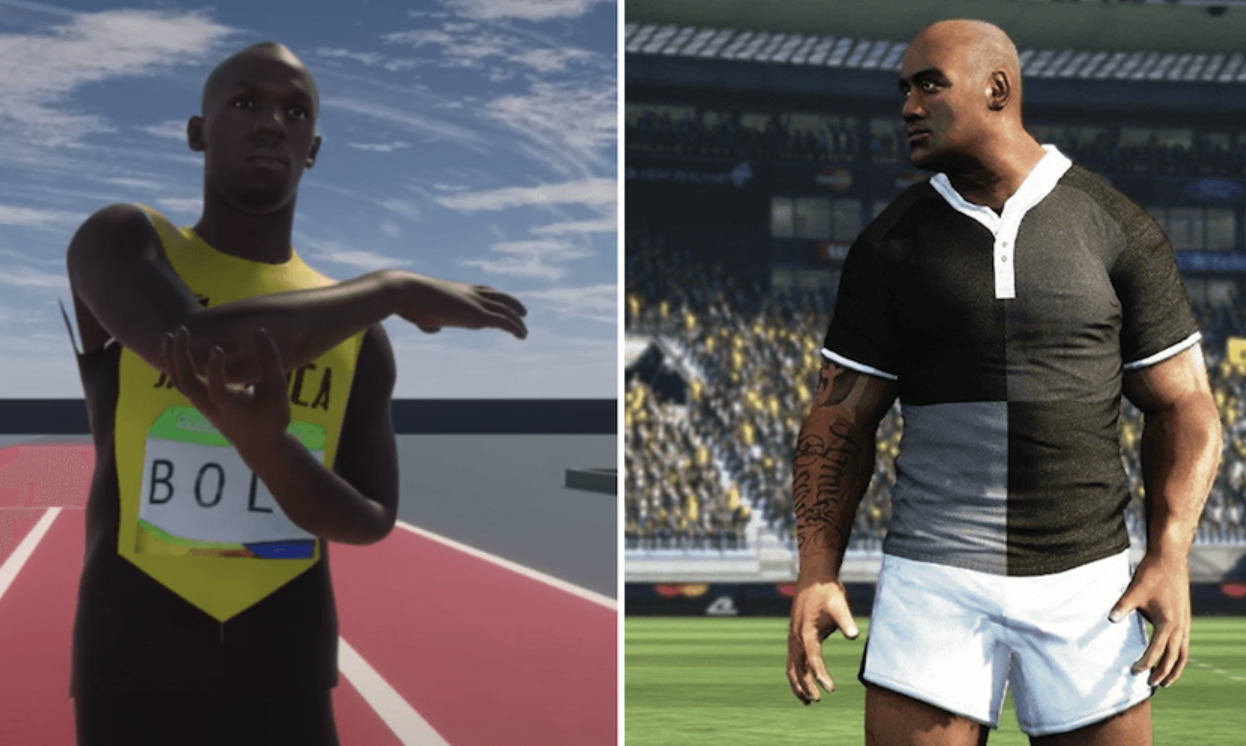 Simulation showed how a 100m race between Jonah Lomu and Usain Bolt would end up