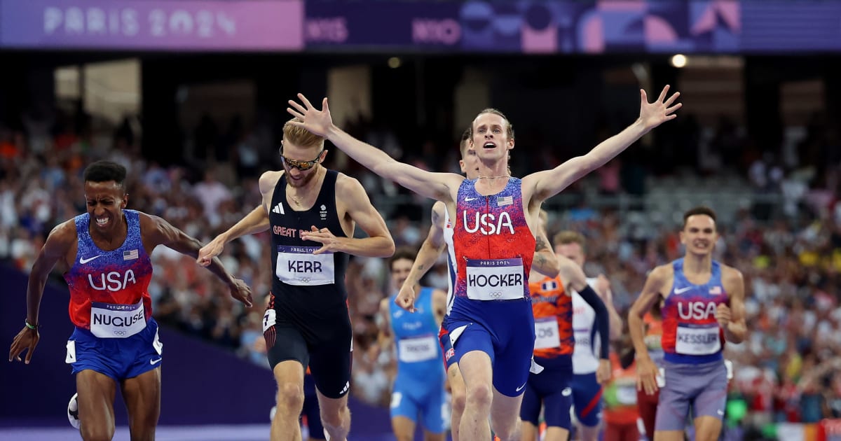 Team USA | Cole Hocker Pulls Shocker in 1500m Winning Gold, Yared Nuguse Charges To Bronze In A Race For the Ages