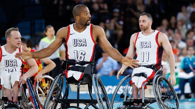 Team USA men's wheelchair basketball beats Spain in Paralympics opener