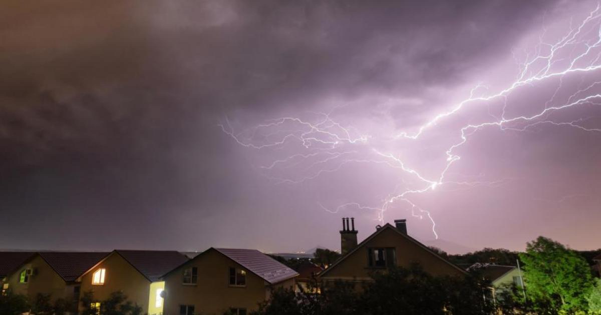 Thunderstorm warning issued across Ayrshire region