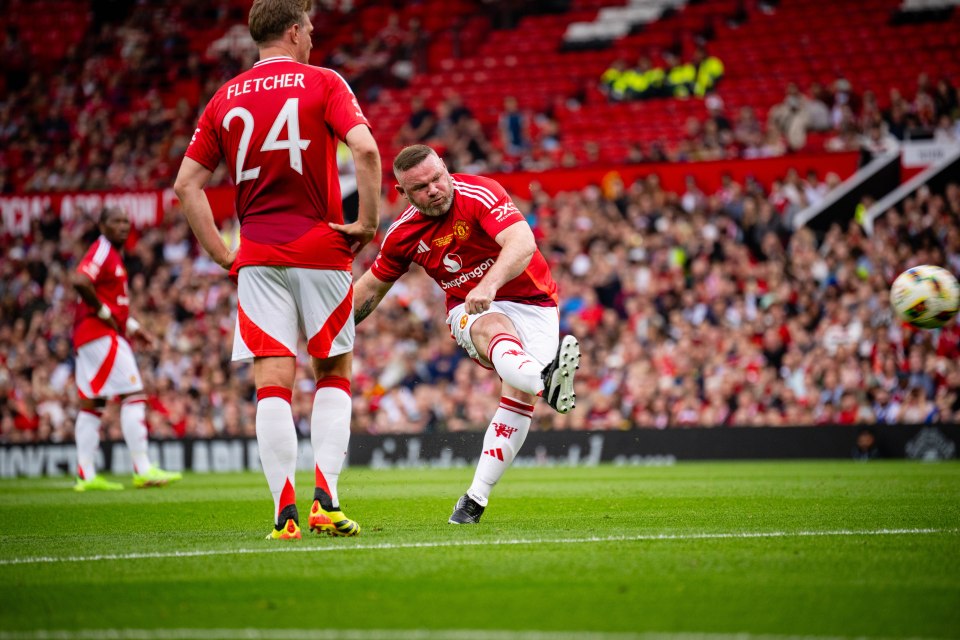 Rooney opened the scoring at Old Trafford - that phrase has been said before...