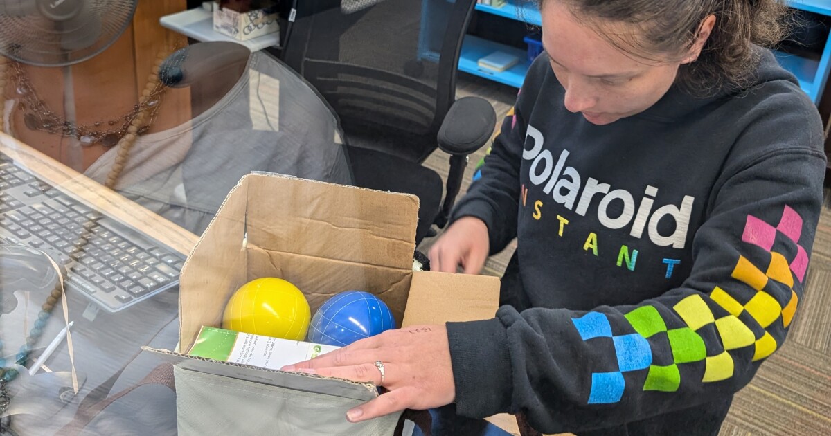 Bocce, a bike pump, and books: Nashua library has lots to offer patrons