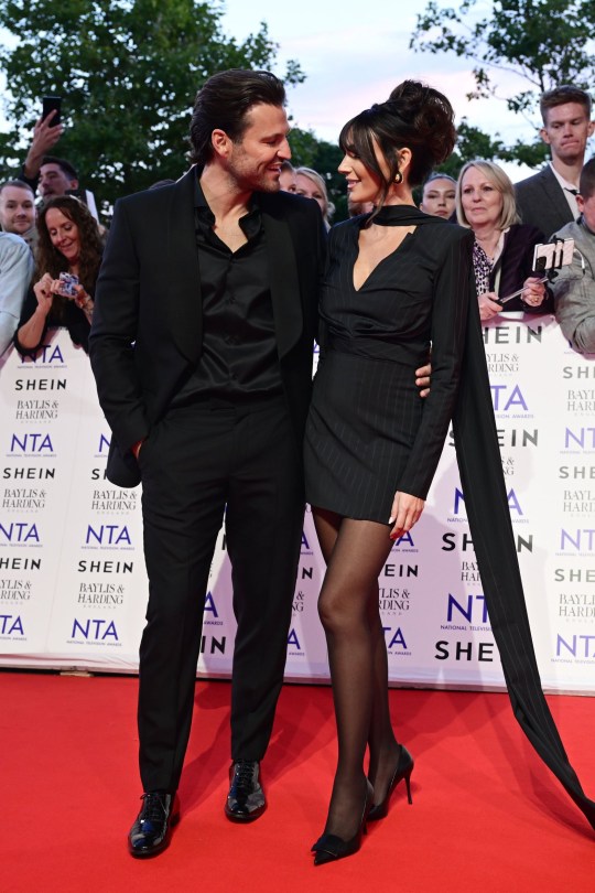 Mark Wright and Michelle Keegan at the National Television Awards