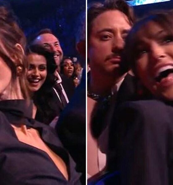 Michelle Keegan left shocked as co-star flashes live on TV at NTAs