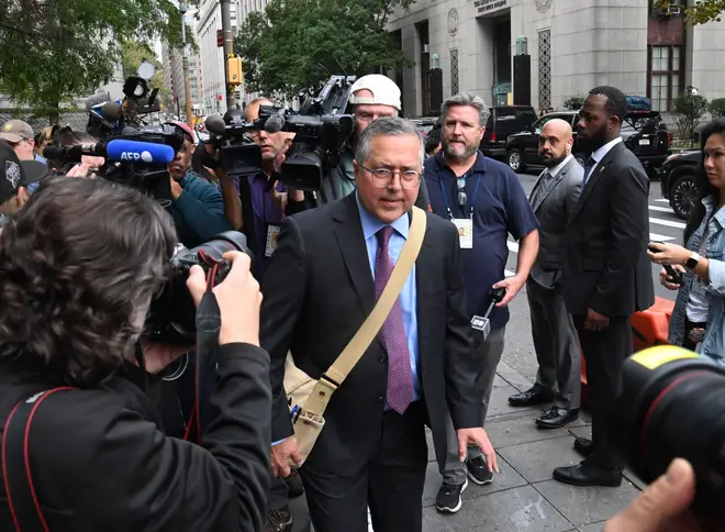 Attorney for Sean 'P Diddy' Combs, Marc Agnifilo arriving at Manhattan federal court on Tuesday