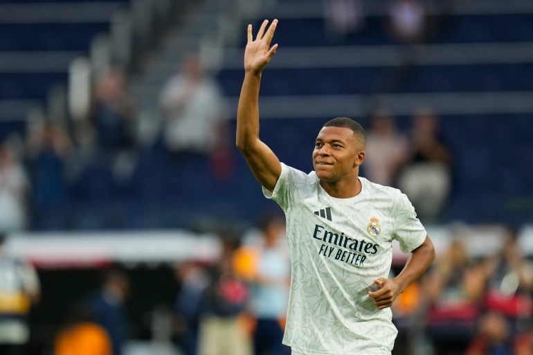 France forward Kylian Mbappe joined Real Madrid as a free agent on a five-year contract in June, ending a transfer saga that rumbled on for years.