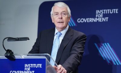 John Major backs Tony Blair over Brexit’s immigration impact