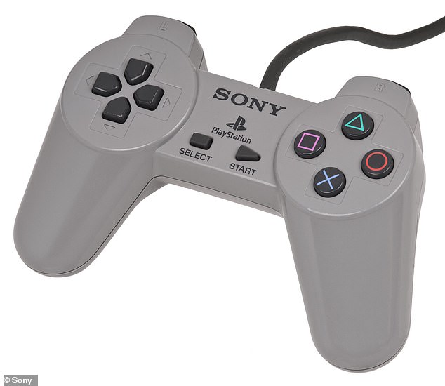 Many gaming fans were particularly excited to see that the limited edition controllers were so similar to those included with the original console (pictured)