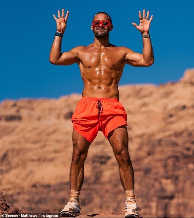 The reality star has run 30 desert marathons in 30 days in Jordan during which he's dined on a boiled goat's head and lost a whopping 10 kilos