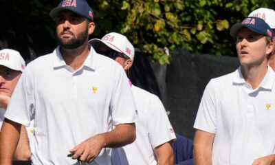 Presidents Cup: Team USA secure 5-0 fourballs clean sweep after Scottie Scheffler-Tom Kim tension | Golf News