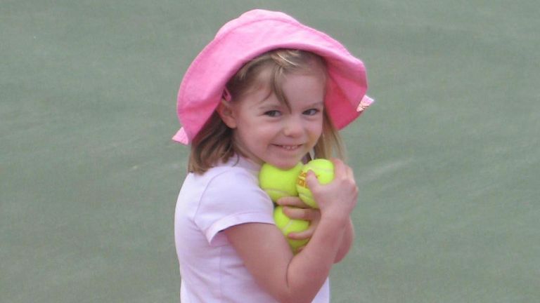 Madeleine McCann. Pic: Handout/ PA