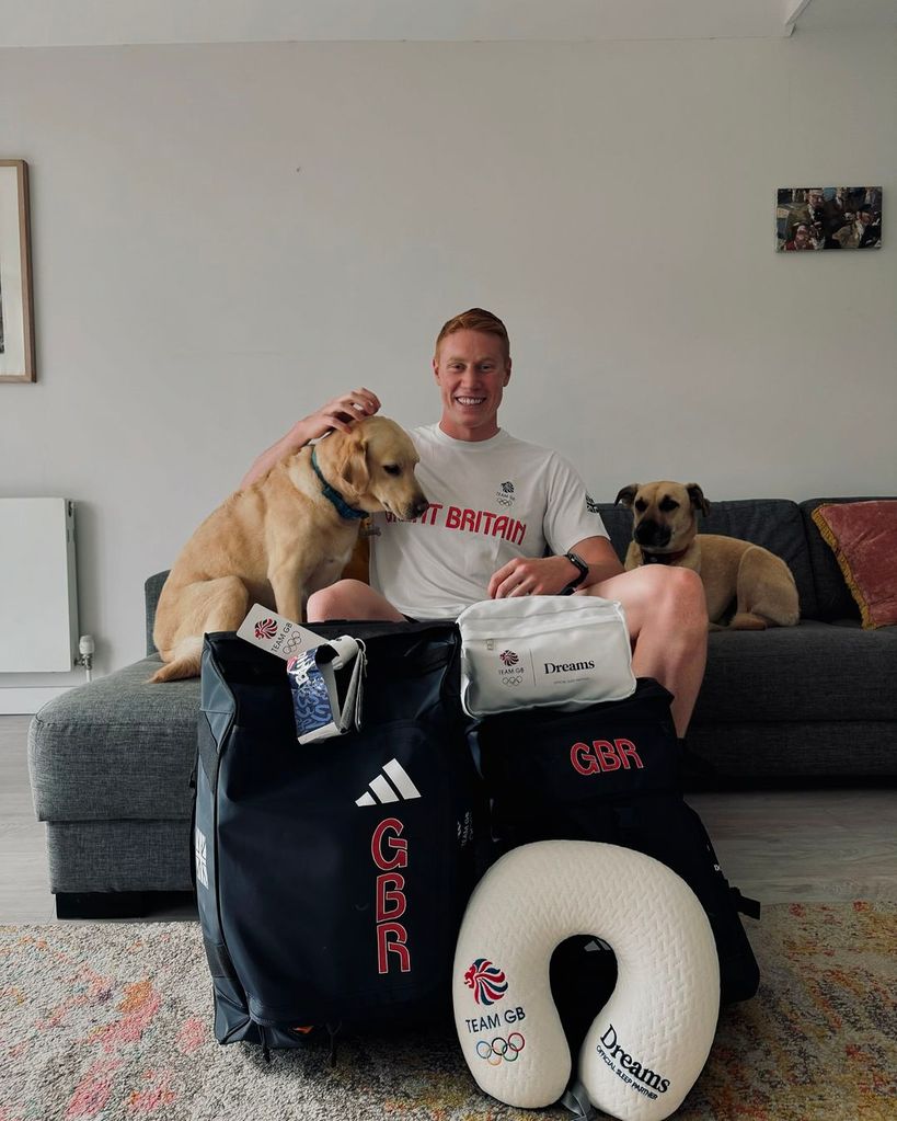 Tom Dean in his living room at home