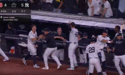 Aaron Judge Sent Yankees Crowd, Teammates Into Frenzy With Go-Ahead Grand Slam