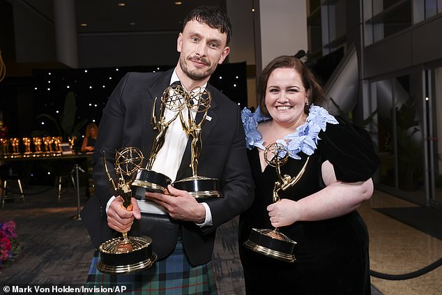 Baby Reindeer's Richard Gadd and Jessica Gunning had the night of their lives at the 2024 Primetime Emmys in LA on Sunday